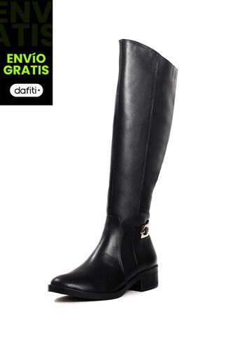 Bota Mujer Cuero Negro Ocai Lore 001-2 Ocai