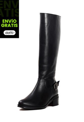 Bota Cuero Mujer Negro Ocai Miranda 001 Ocai