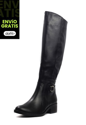 Bota Mujer Cuero Negro Ocai Lore 001 Ocai