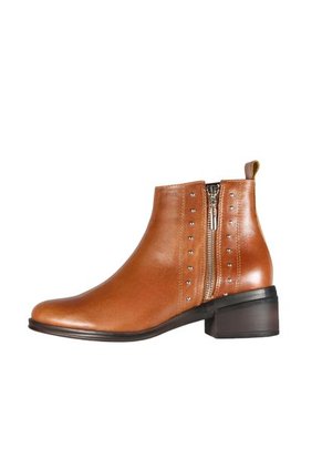 Botines Cuero Mujer Miel Ocai Jana 001