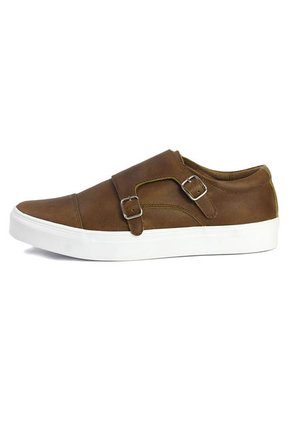 Tenis Cuero Hombre Miel Ocai Renato 001