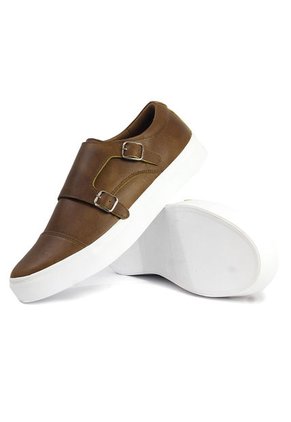 Tenis Cuero Hombre Miel Ocai Renato 001