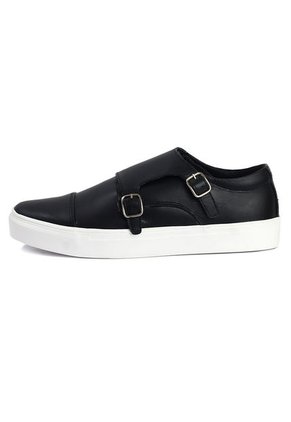 Tenis Cuero Hombre Negro Ocai Renato 001