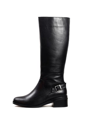 Bota Cuero Mujer Negro Ocai Miranda 001