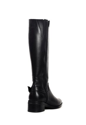 Bota Cuero Mujer Negro Ocai Miranda 001