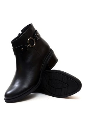 Botín Cuero Mujer Negro Ocai Lorenza 001