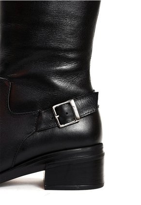 Bota Cuero Mujer Negro Ocai Miranda 001