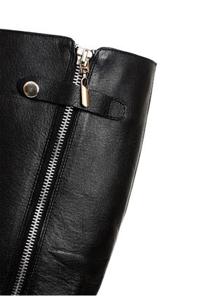 Bota Cuero Mujer Negro Ocai Cata 001