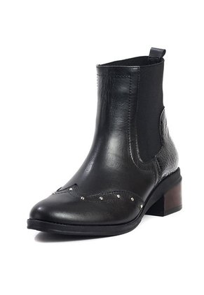 Bota Mujer Cuero Negro OCAi Emma