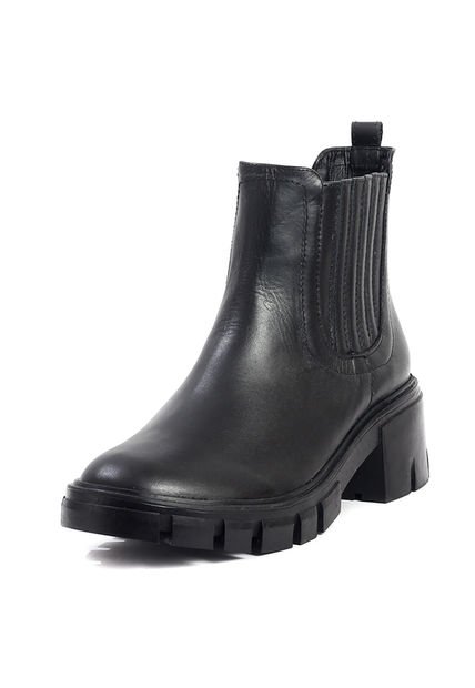 Bota Mujer Cuero Negro OCAi Silvia