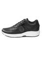 Tenis Cuero Premium Chunky Hombre Negro Grafito Ocai T207 de Ocai