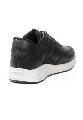 Tenis Cuero Premium Chunky Hombre Negro Grafito Ocai T207