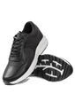 Tenis Cuero Premium Chunky Hombre Negro Grafito Ocai T207 de Ocai