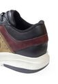 Tenis Cuero Premium Runner Hombre Negro Multicolor Ocai T204 de Ocai