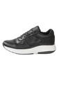 Tenis Cuero Premium Urbanos Hombre Negro Total Ocai T205 de Ocai