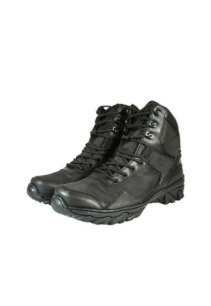 Botas Cuero Outdoor Hombre Negro Ocai Montero
