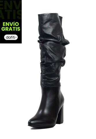 Botas Cuero Mujer Negro Ocai Helen 001 Ocai