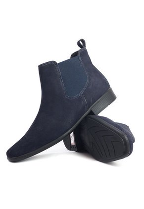 Botín Cuero Hombre Azul Ocai Aurelio 001