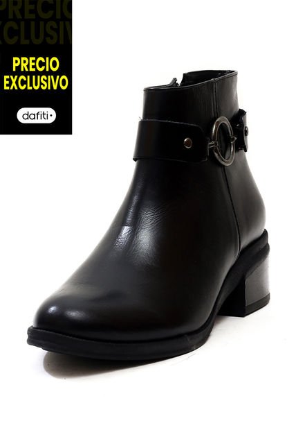 Botín Cuero Mujer Negro Ocai Lorenza 001