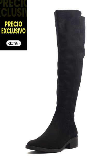 Bota Extra-larga Mujer Negra Ocai Tefy 001
