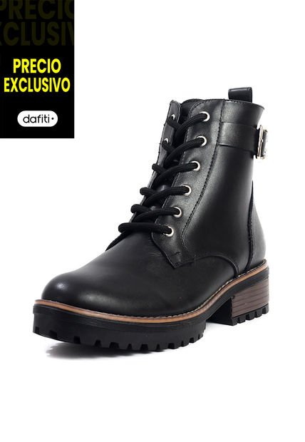 Bota Mujer Cuero Negro OCAi Olivia