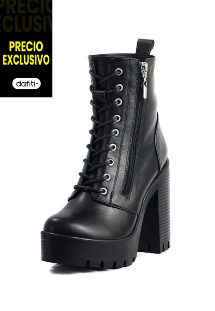 Bota Mujer Cuero Negro OCAi Kimberly