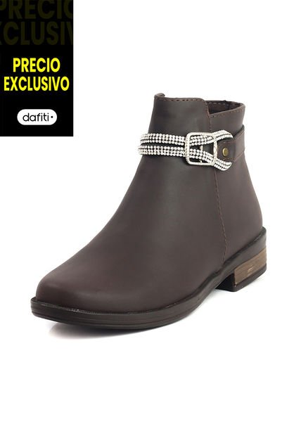Botines Mujer Cuero Café Ocai J05