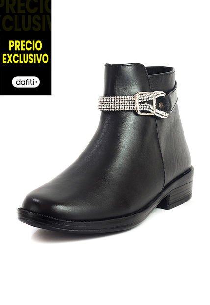 Botines Mujer Cuero Negro Ocai J05