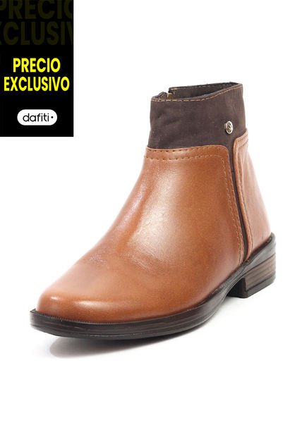 Botines Mujer Cuero Miel Ocai J02