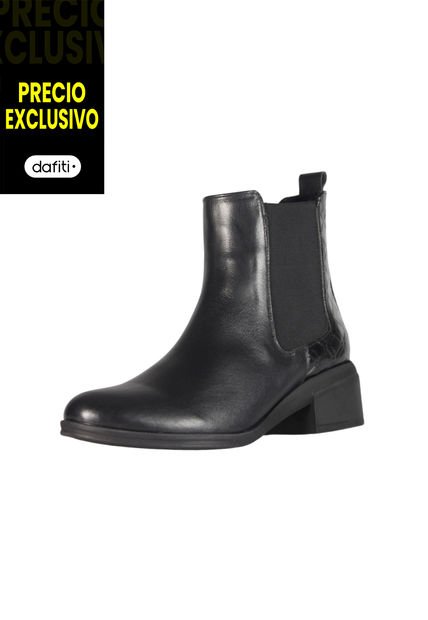 Botines Cuero Mujer Negro Ocai Noor 001