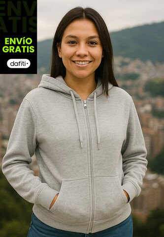 Buzo Mujer Gris Jaspe Claro Ocai SM002 Ocai