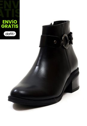 Botín Cuero Mujer Negro Ocai Lorenza 001