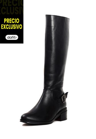 Bota Cuero Mujer Negro Ocai Miranda 001 Ocai
