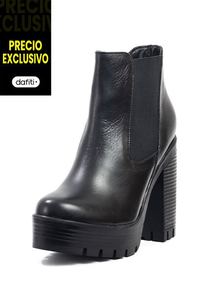 Bota Mujer Cuero Negro OCAi Renata