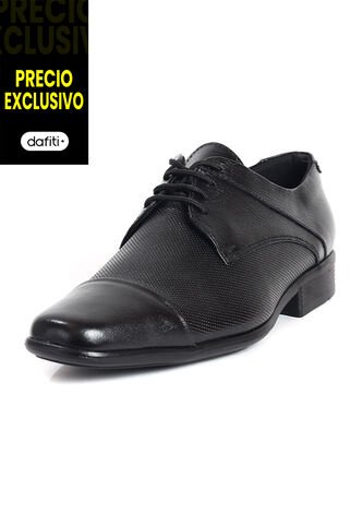 Zapato Hombre Cuero Negro Ocai Tomás 001 Ocai