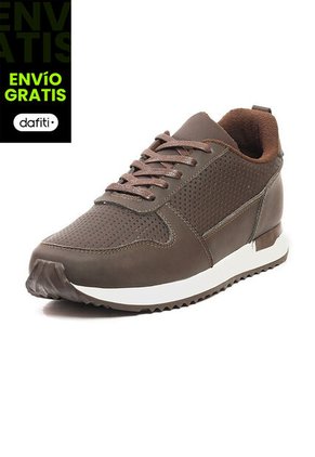 Tenis Cuero Hombre Café Ocai Iván 002