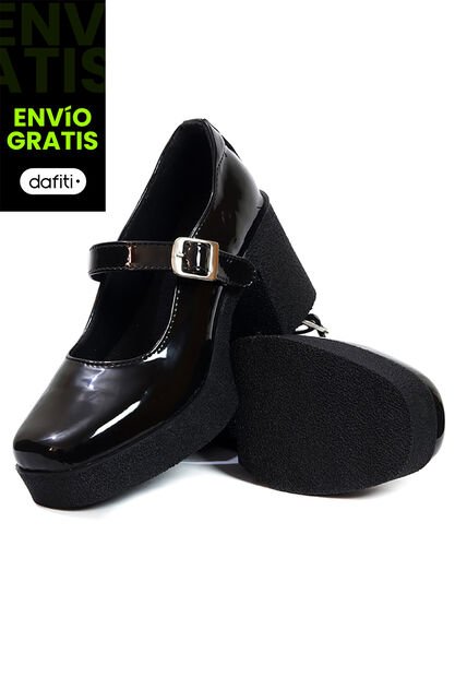 Zapatos De Tacón Mafalda Negro Ocai Ginebra 002