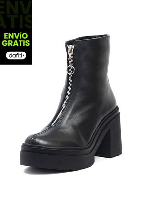 Bota Mujer Cuero Negro OCAi Mia