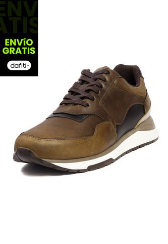 Tenis Cuero Hombre Tierra Ocai Atlanta 001 Ocai