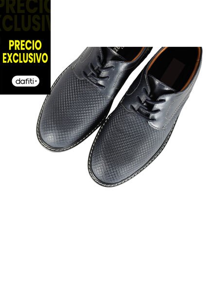 Zapatos Cuero Hombre Azul OCAi H0706