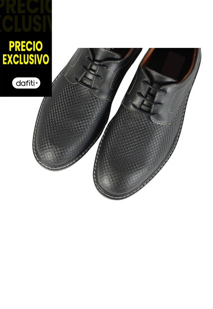Zapatos Cuero Hombre Negro OCAi H0706
