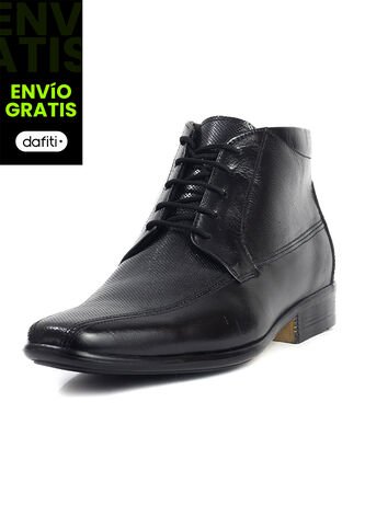 Botín Cuero Hombre Negro Ocai Adryan 001 Ocai