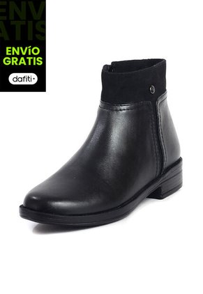 Botines Mujer Cuero Negro Ocai J02