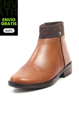 Botines Mujer Cuero Miel Ocai J02 Ocai