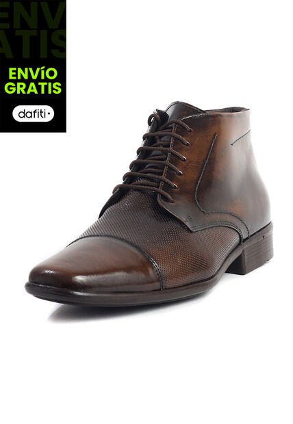 Botín Cuero Hombre Café Ocai Francesco 001