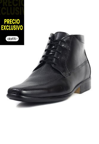 Botín Cuero Hombre Negro Ocai Adryan 001 Ocai