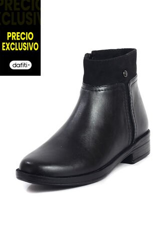 Botines Mujer Cuero Negro Ocai J02 Ocai