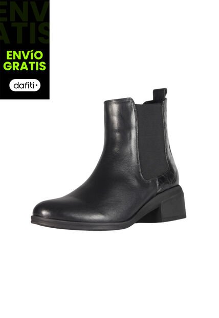 Botines Cuero Mujer Negro Ocai Noor 001