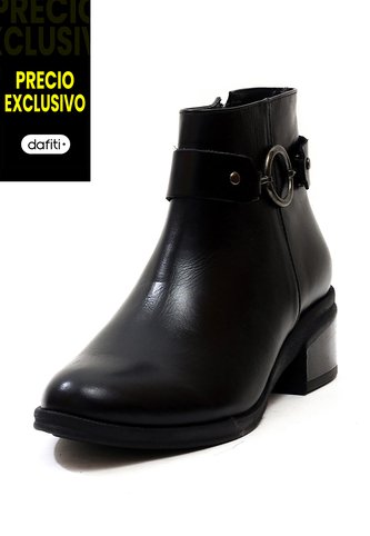 Botín Cuero Mujer Negro Ocai Lorenza 001 Ocai