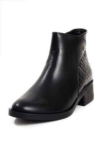 Botín Cuero Mujer Negro Ocai Emilia 001 Ocai